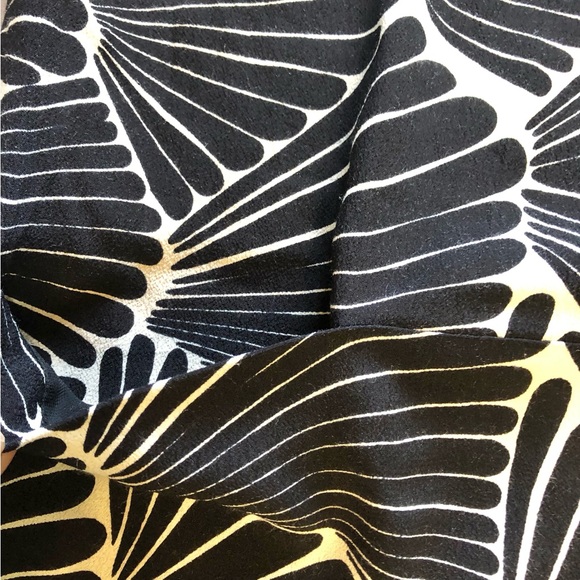 J. Crew Black White 3/4” Sleeve Dress Size 4 - Picture 3 of 8